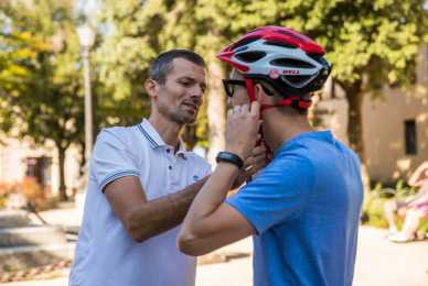 Florence to Siena one-day tour Crossing Chianti to Siena - bike fitting | bikeinflorence.com