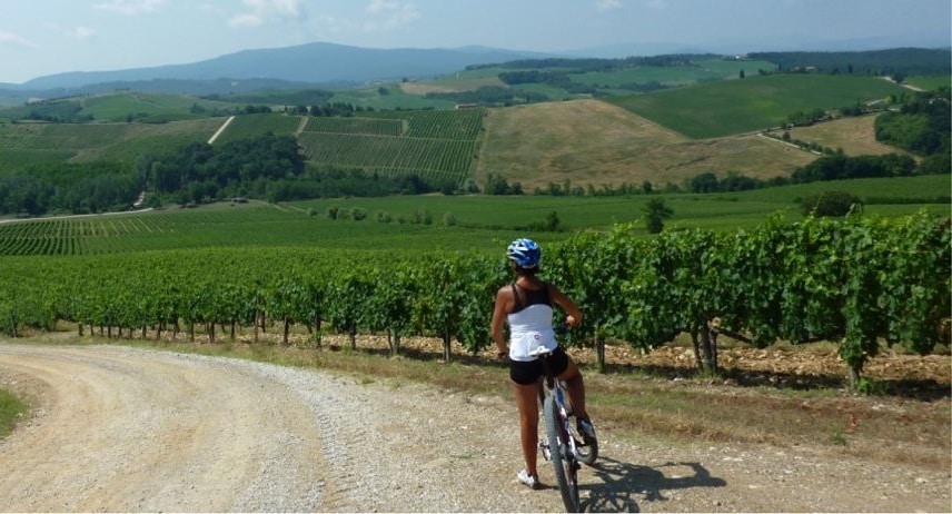 bike tour in chianti